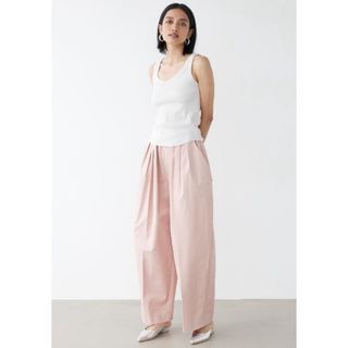 ALEXIA STAM Tuck Easy Wide Pants