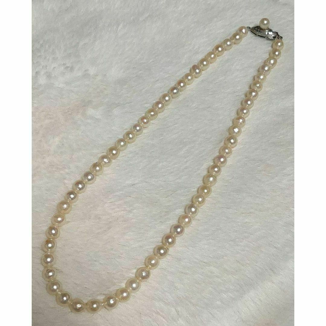 ☆Dあこやパールネックレス アコヤ真珠 ホワイト 5.5-5.8mm 照り強め ☆Dあこやパールネックレス アコヤ真珠 ホワイト 5.5-5.8mm 照り強め