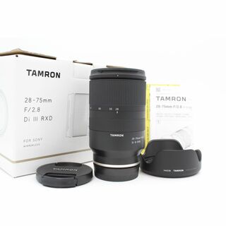 タムロン(TAMRON)の＜＜化粧箱付き！！＞＞【美品】TAMRON タムロン 28-75mm F/2.8 Di III RXD ソニーEマウント用（Model A036） #LE2024387(レンズ(ズーム))