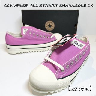 コンバース(CONVERSE)の新品★コンバース★ALLSTARオールスター★シャークソール★厚底★ピンク★28(スニーカー)