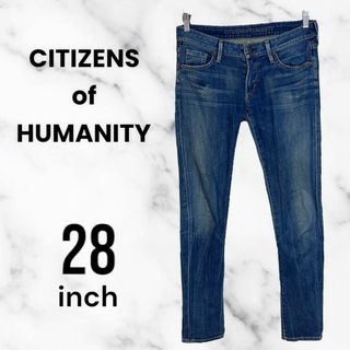 シティズンスオブヒューマニティ(Citizens of Humanity)の【CITIZENS of HUMANITY】スキニーデニムパンツ　腰履き　28(デニム/ジーンズ)