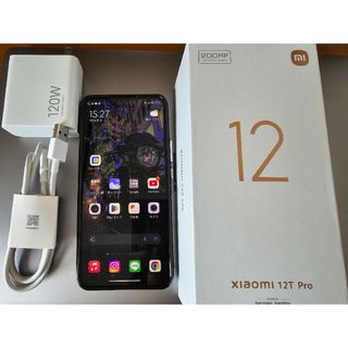 シャオミ(Xiaomi)のXiaomi　12t pro(スマートフォン本体)