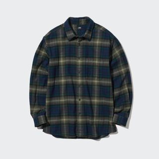 ユニクロ(UNIQLO)のユニクロ フランネルチェックシャツ（レギュラーカラー・長袖）(Tシャツ/カットソー(七分/長袖))