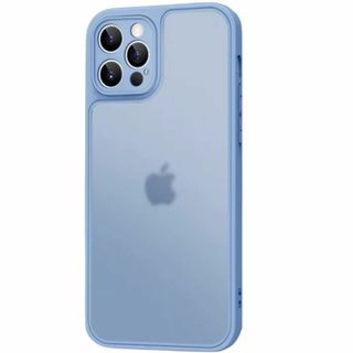 【数量限定】iPhone12 ケース 【マット】シエラブルー ケース クリア オ(その他)