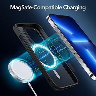 【美品】 iPhone13Pro ケース  MagSafe対応 磁気充電　黒(iPhoneケース)