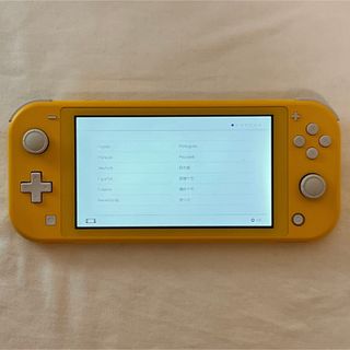 ニンテンドースイッチ(Nintendo Switch)のNintendo Switch Lite イエロー　本体のみ(携帯用ゲーム機本体)