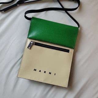 Marni - MARNI　ロゴ入り　PVCショルダーバッグ　バイカラー