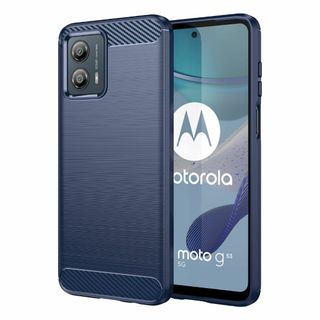 【サイズ:MotoG53j5G/G53y5G/MotoG535G_色:ブルー】M(その他)