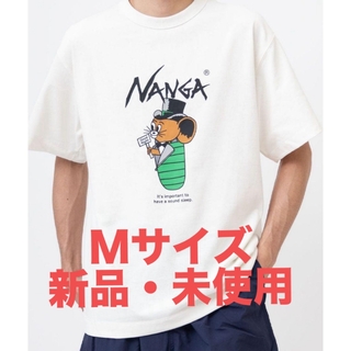 ナンガ(NANGA)の新品❗️NANGA×Jerry Ukai Tシャツ 30周年 コラボ 白 M(Tシャツ/カットソー(半袖/袖なし))