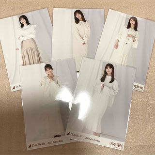 乃木坂46 2023 luckybag カレンダー衣装 生写真 まとめ売り 5枚