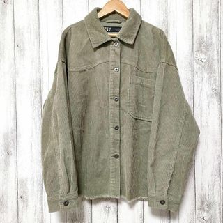 ZARA ザラ (L)　コーデュロイ シャツジャケット(その他)