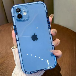 【サイズ:iPhone12_色:ブルー】QLTYPRI iPhone 12 用 (その他)