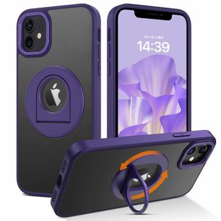 【色:purple_サイズ:iPhone12/12Pro】VENINGO iPh(その他)