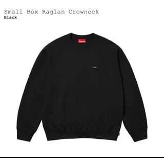 シュプリーム(Supreme)のSupreme Small Box Raglan Crewneck "Black(スウェット)