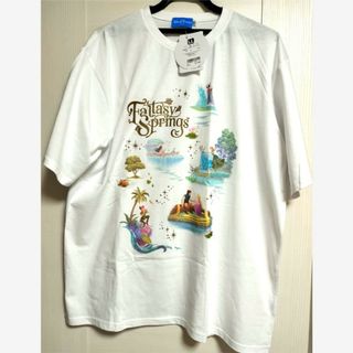 ファンタジースプリングスホテルTシャツ　LLサイズアナ雪　ピーターパン　ラプ(Tシャツ(半袖/袖なし))