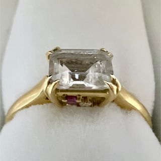 フェナカイトリング k18☆0.692ct