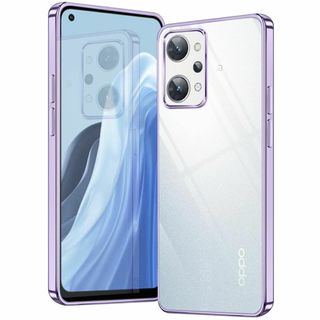 【色:紫】OPPO Reno9 A ケース OPPO Reno7 A ケース ク(その他)