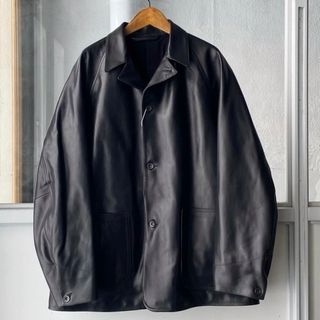 【新品】24SS comoli レザーワークジャケット