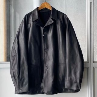 コモリ(COMOLI)の【新品】24SS comoli レザーワークジャケット(レザージャケット)