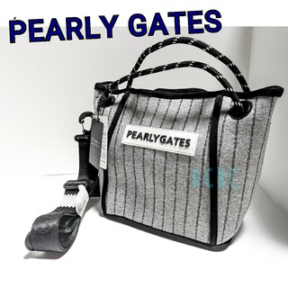 PEARLY GATES - 新品  【グレー】 パーリーゲイツ ショルダー付 カートバッグ ゴルフ