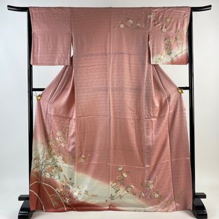 訪問着 身丈170cm 裄丈64cm 正絹 秀品 【中古】(着物)