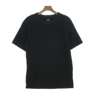 FENDI フェンディ Tシャツ・カットソー XS 黒(総柄) 【古着】【中古】