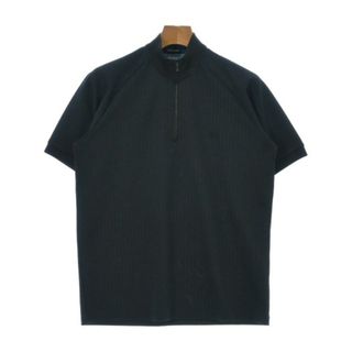 フレッドペリー(FRED PERRY)のFRED PERRY フレッドペリー ポロシャツ S 黒系xグレー(ストライプ) 【古着】【中古】(ポロシャツ)