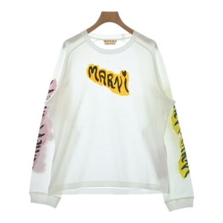 マルニ(Marni)のMARNI マルニ Tシャツ・カットソー 48(L位) 白 【古着】【中古】(Tシャツ/カットソー(半袖/袖なし))