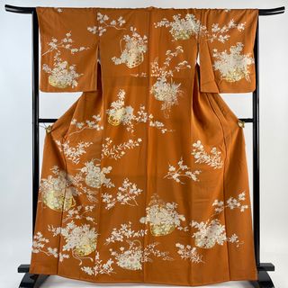 訪問着 身丈166cm 裄丈65.5cm 正絹 秀品 【中古】(着物)