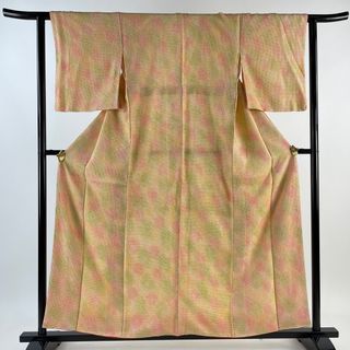 小紋 身丈158cm 裄丈62.5cm 正絹 美品 秀品 【中古】