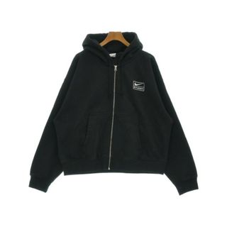 ステューシー(STUSSY)のSTUSSY ステューシー パーカー L 黒 【古着】【中古】(パーカー)