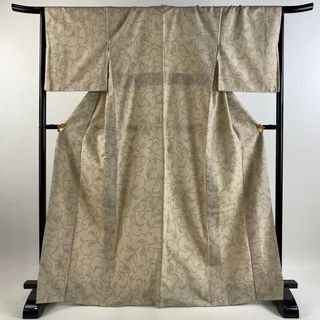 塩沢紬 身丈167cm 裄丈66.5cm 正絹 名品 【中古】(着物)