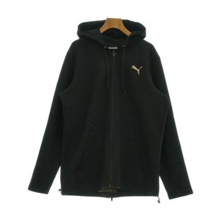 プーマ(PUMA)のPUMA プーマ パーカー XL 黒 【古着】【中古】(パーカー)