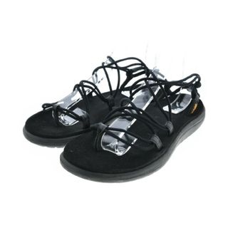 テバ(Teva)のTeva テバ サンダル US6(23cm位) 黒 【古着】【中古】(サンダル)