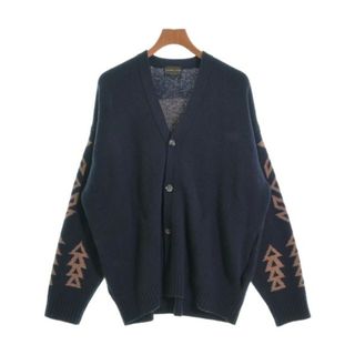 ペンドルトン(PENDLETON)のPENDLETON ペンドルトン カーディガン L 紺 【古着】【中古】(カーディガン)