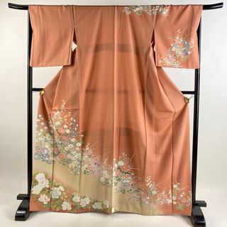 訪問着 身丈168cm 裄丈68cm 正絹 美品 名品 【中古】(着物)