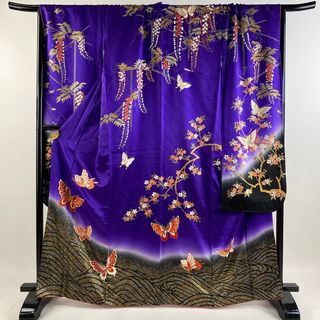 振袖 身丈165cm 裄丈71cm 正絹 名品 【中古】(着物)