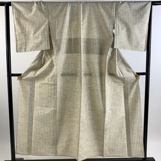 紬 身丈153cm 裄丈63cm 正絹 美品 名品 【中古】(着物)