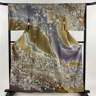 訪問着 身丈158.5cm 裄丈66.5cm 正絹 逸品 【中古】(着物)