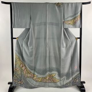 訪問着 身丈164.5cm 裄丈66.5cm 正絹 逸品 【中古】(着物)