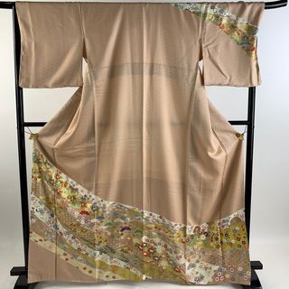 訪問着 身丈166cm 裄丈68cm 正絹 美品 名品 【中古】(着物)