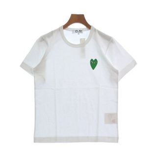 PLAY COMME des GARCONS Tシャツ・カットソー L 白 【古着】【中古】(カットソー(半袖/袖なし))