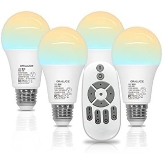 LED電球 E26口金 60W相当 リモコン 調光 9W 810LM  常夜灯(蛍光灯/電球)