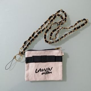 ランバンオンブルー(LANVIN en Bleu)のLANVIN en Blue　チェーンストラップ　ミニポーチ(ポーチ)