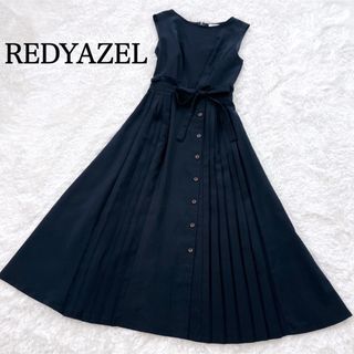 REDYAZEL - 美品✨REDYAZEL　ウエストリボンワンピース　プリーツ　フレア　Aライン