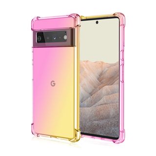 Google Pixel 7a用ケース [グラデーション] ピンク×ゴールド(Androidケース)