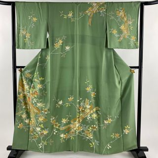 訪問着 身丈158.5cm 裄丈63cm 正絹 逸品 【中古】(着物)