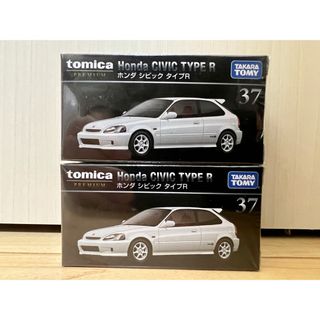 タカラトミー(Takara Tomy)のトミカプレミアム No.37 ホンダ シビック タイプR（EK9）2個 (ミニカー)