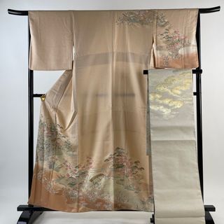 訪問着 身丈158.5cm 裄丈65.5cm 正絹 美品 秀品 【中古】(着物)