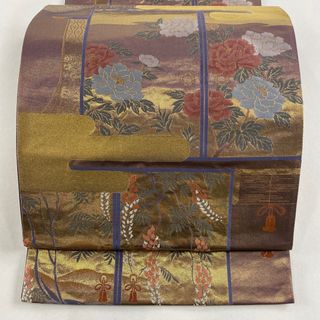 袋帯 美品 秀品 六通 正絹 【中古】(帯)